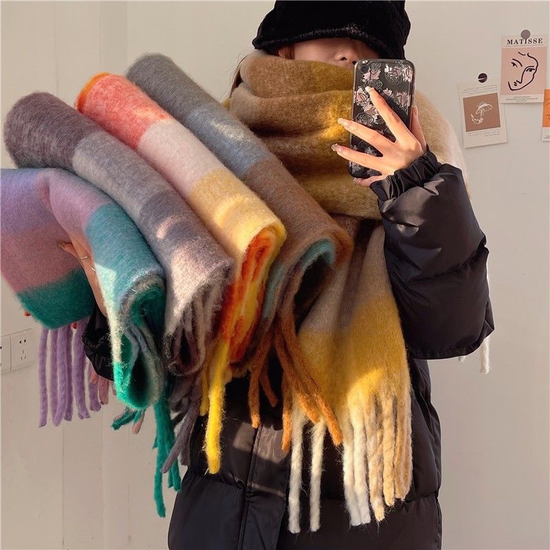 Shawl Wrap Winter - 2025New Winter Thick Warm Scarf Women