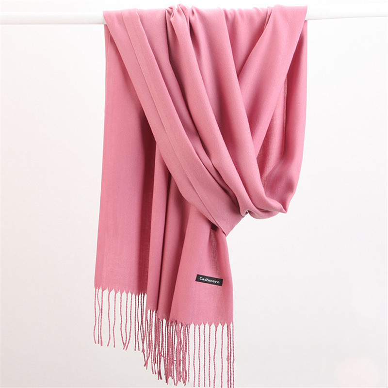 Wool Scarf Men - Fashion Solid Color 2023 Women Scarf