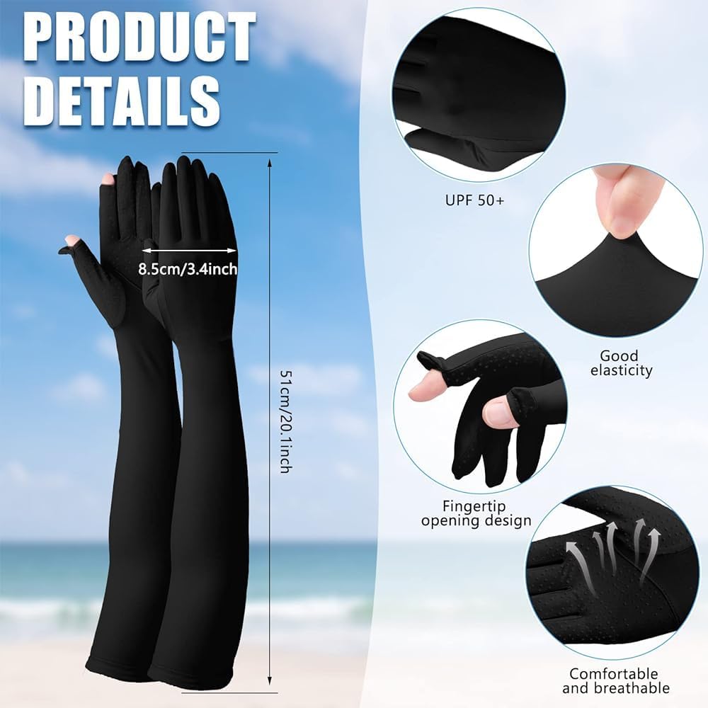 Long Sun Protection Gloves for - Touch Screen Gloves incelemesi ve fiyatı