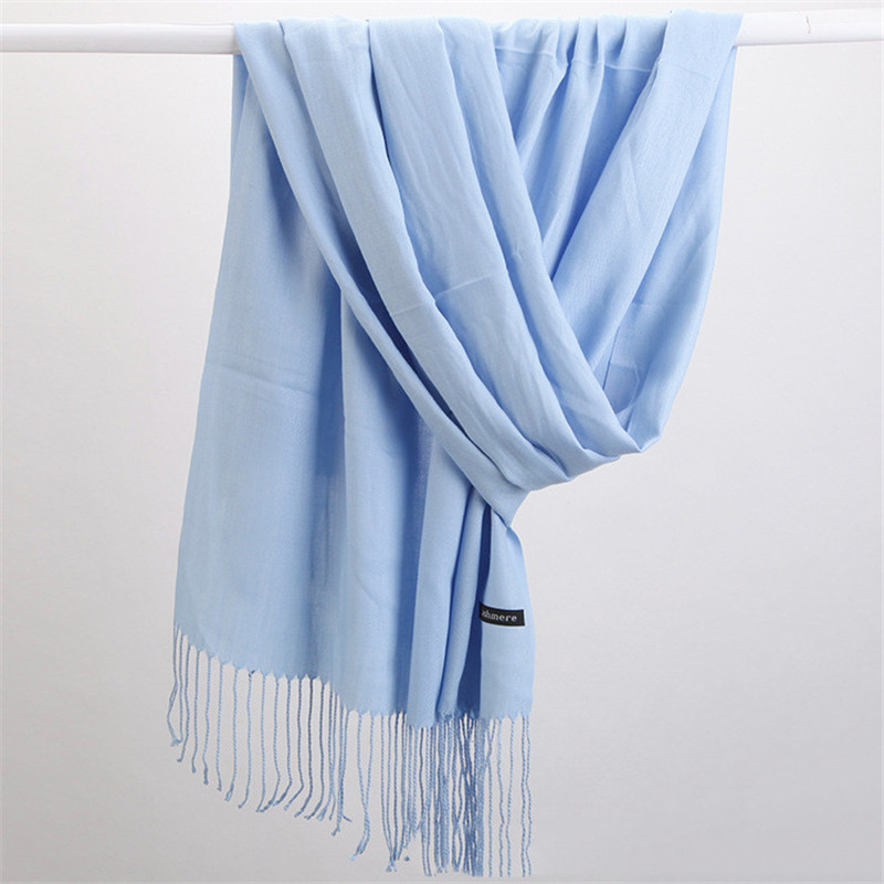 Fashion Solid Color 2023 Women - Wool Scarf Men incelemesi ve fiyatı