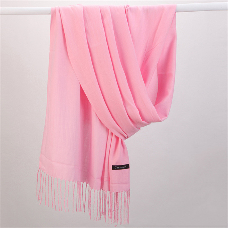 Fashion Solid Color 2023 Women - Wool Scarf Men incelemesi ve fiyatı