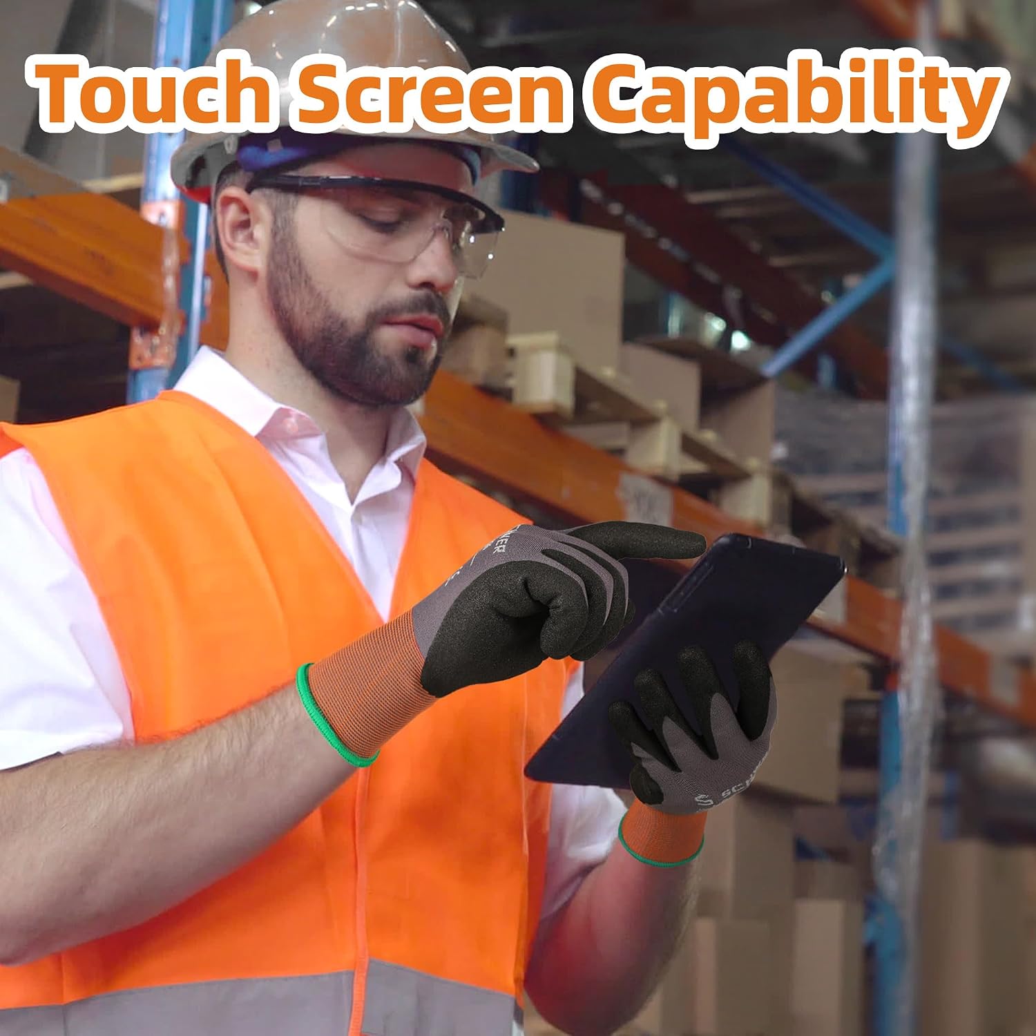 6 Pairs Heavy Duty Work Gloves - Touch Screen Gloves incelemesi ve fiyatı