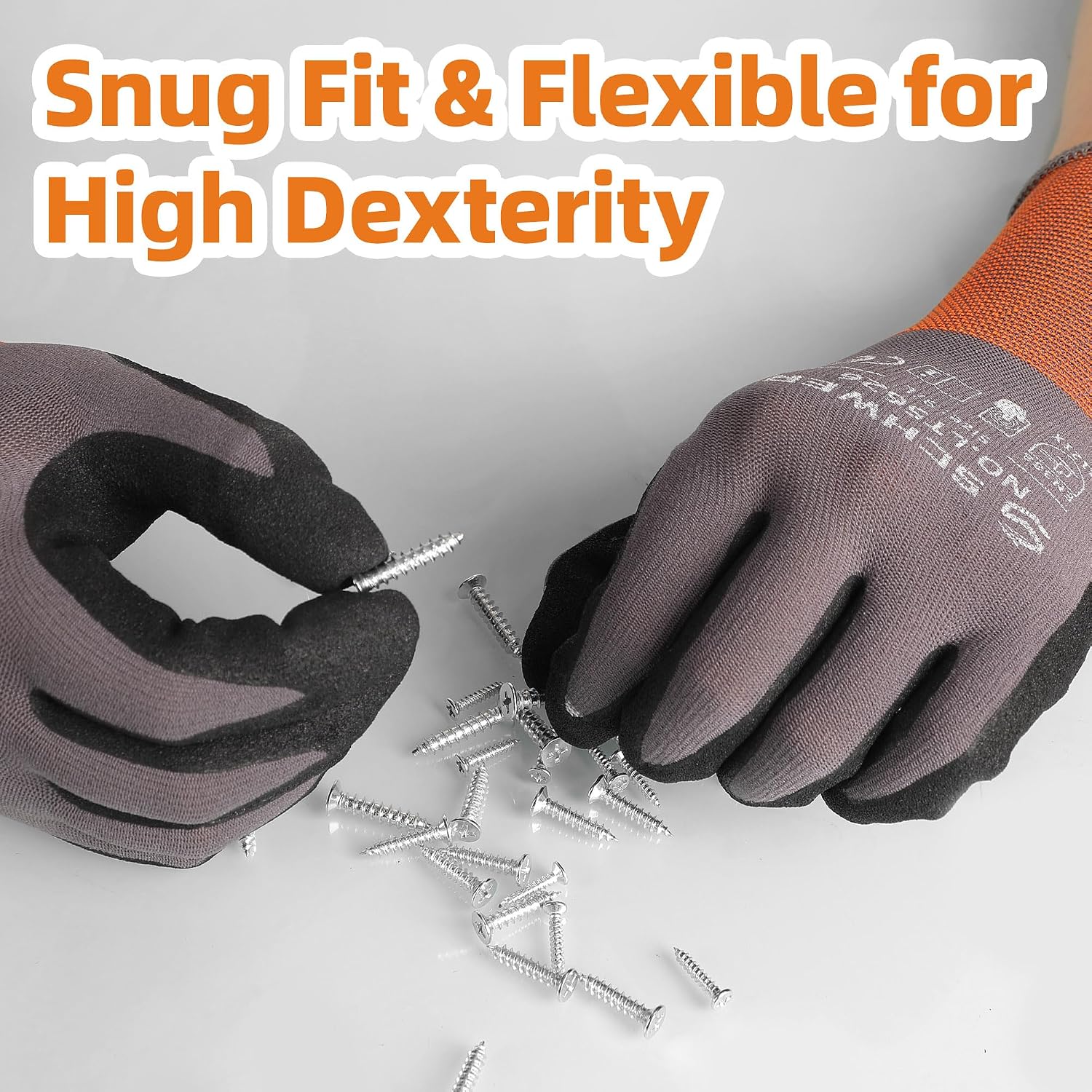 6 Pairs Heavy Duty Work Gloves - Touch Screen Gloves incelemesi ve fiyatı