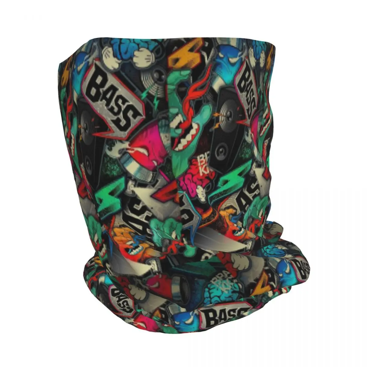 Urban Pattern Hip Hop Graffiti - Knit Beanie Hat Warm incelemesi ve fiyatı