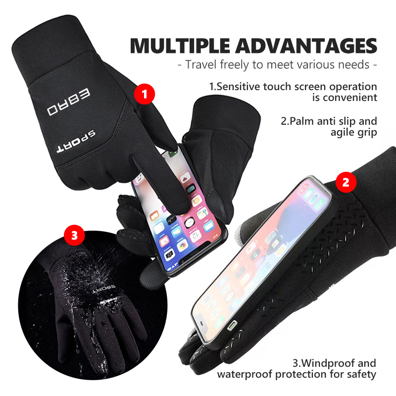 Waterproof Winter Warm Gloves  - Touch Screen Gloves incelemesi ve fiyatı