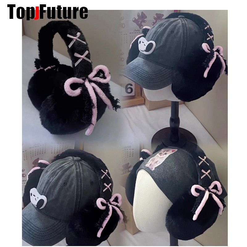 Harajuku Y2k Cute Sweet Lolita - Earmuffs Foldable incelemesi ve fiyatı