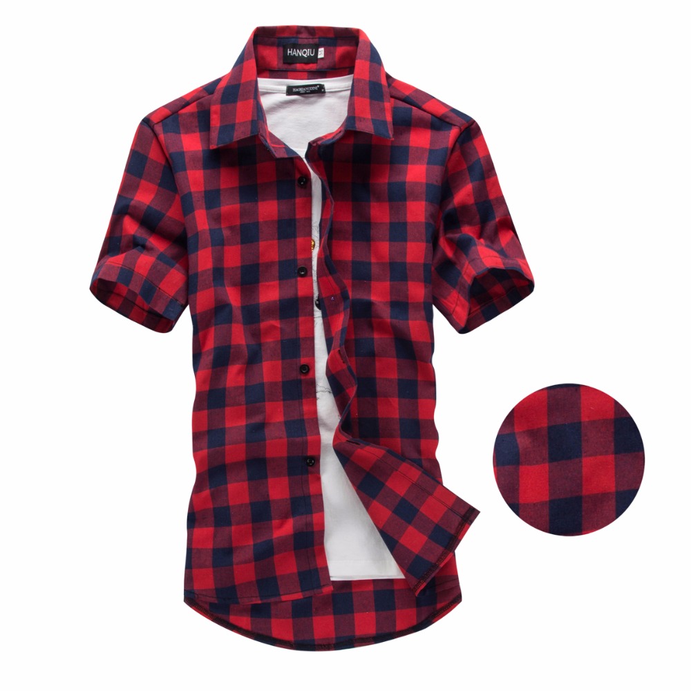 Red And Black Plaid Shirt Men  - Flannel Shirt Lined incelemesi ve fiyatı