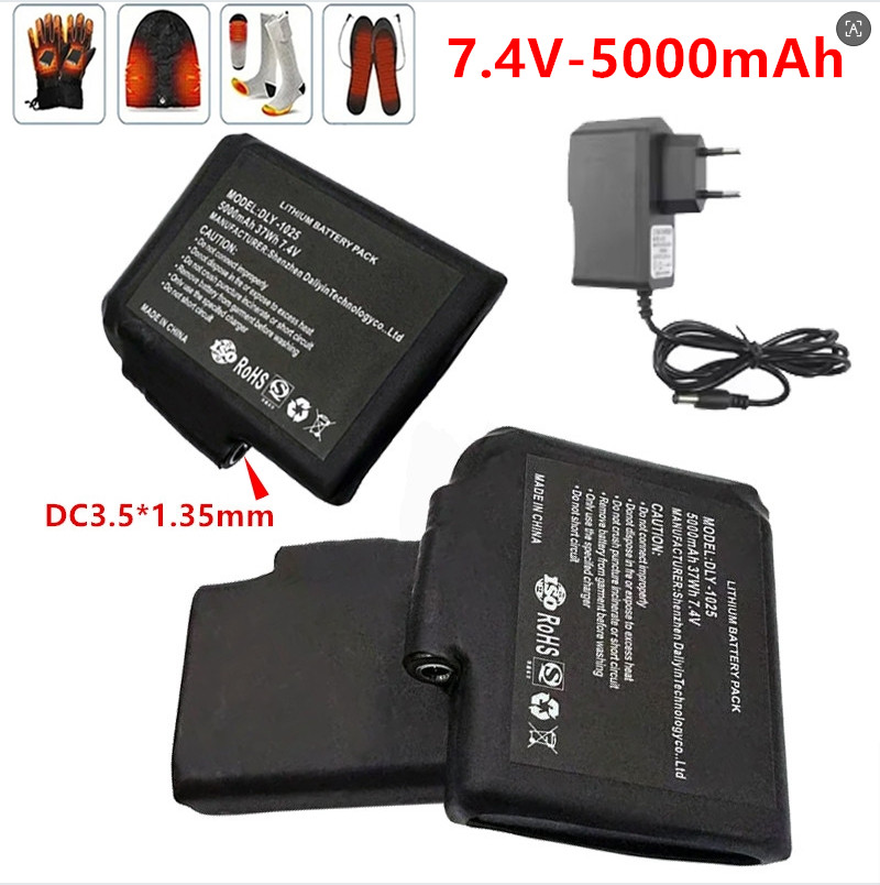 New High-quality7.4 V, 5000mAh - Heated Vest Battery incelemesi ve fiyatı