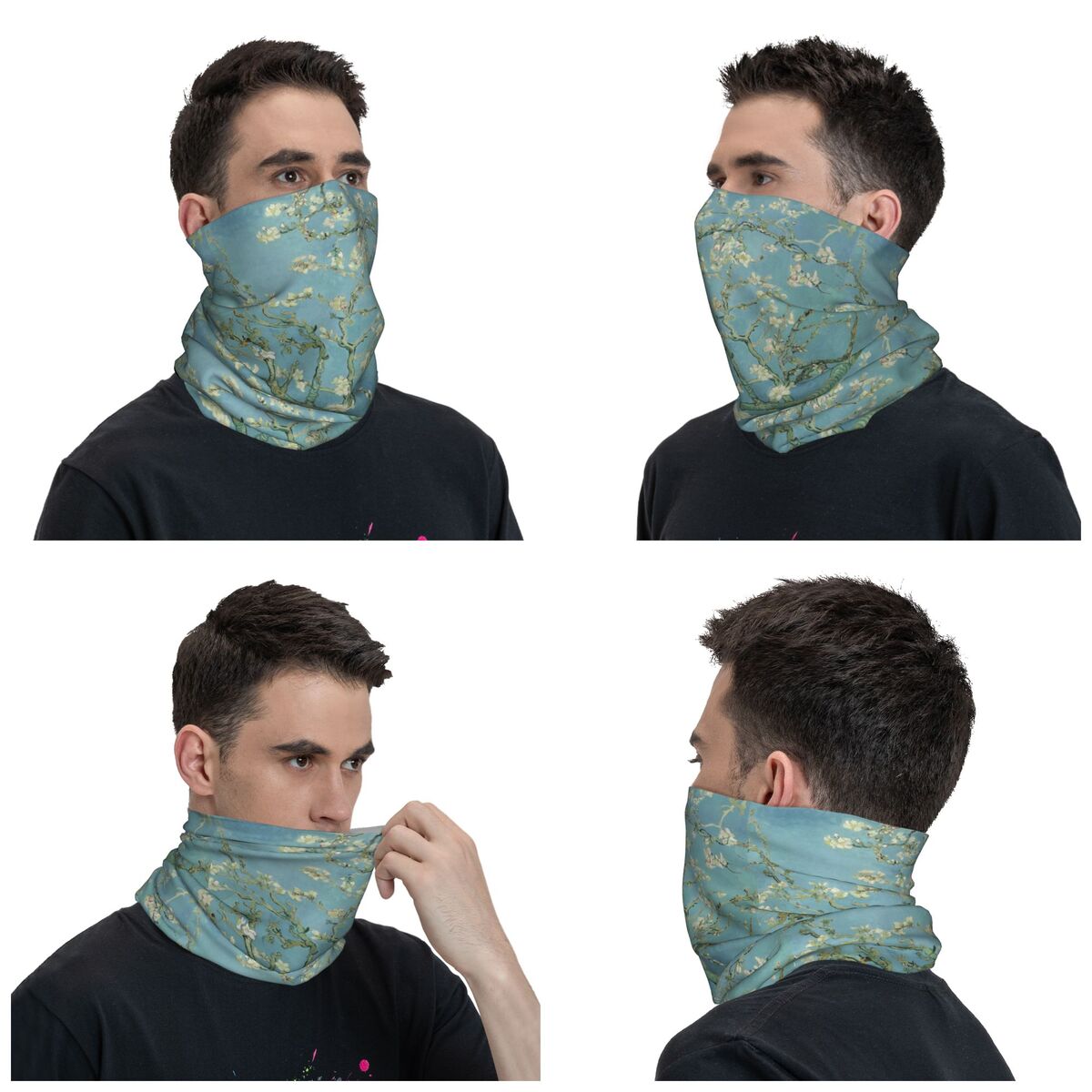 Almond Blossoms By Vincent Van - Neck Gaiter Fleece incelemesi ve fiyatı