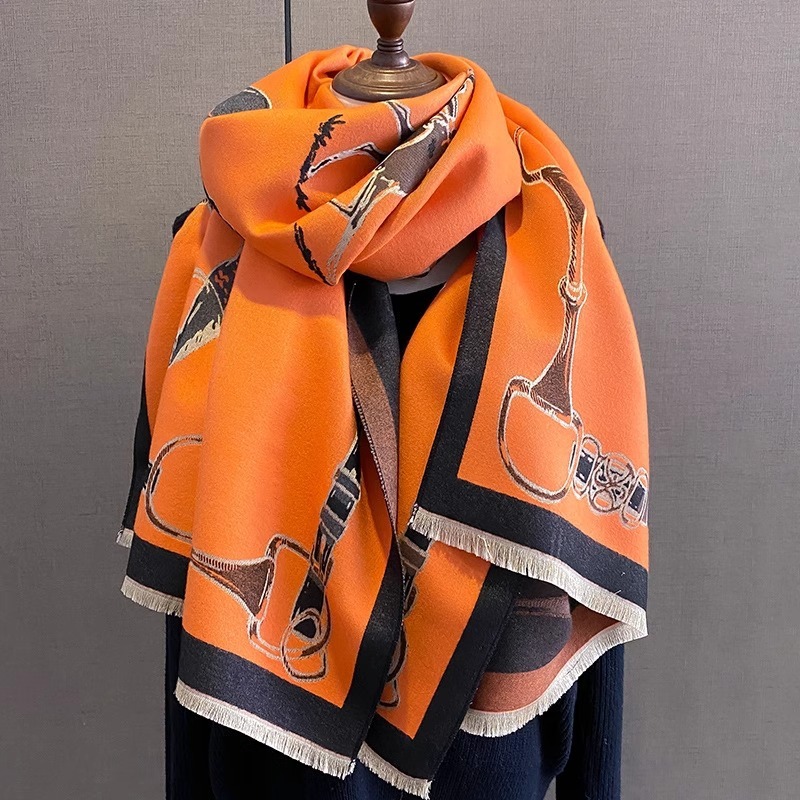 Retro Rider Horse Imitation Ca - Wool Scarf Men incelemesi ve fiyatı