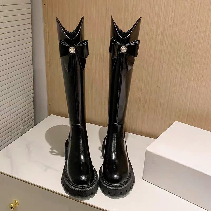 Round Toe Leather Rhinestone W - Waterproof Winter Boot incelemesi ve fiyatı