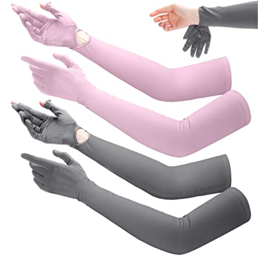 2 Pairs Women UV Long Sun Prot - Touch Screen Gloves incelemesi ve fiyatı
